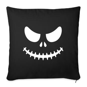 Halloween Pumpkin Face Monster Mask Gifts - Sofa pillowcase 17,3'' x 17,3'' (45 x 45 cm) - black - Front