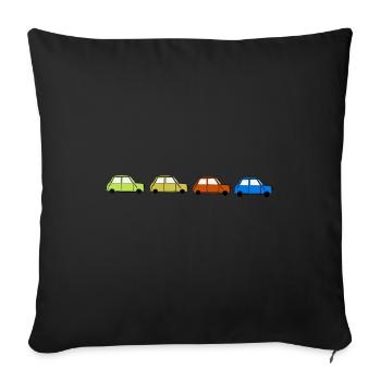 Auto fahren Autos - Sofakissenbezug 45 x 45 cm - Schwarz - Vorne