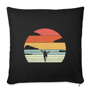 Kung Fu - Sofa pillowcase 17,3'' x 17,3'' (45 x 45 cm) - black - Front