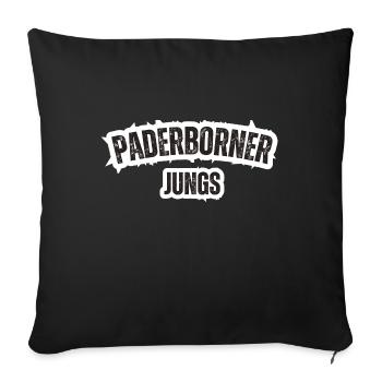 Garçons de Paderborn - Housse de coussin décorative 45 x 45 cm - noir - Devant
