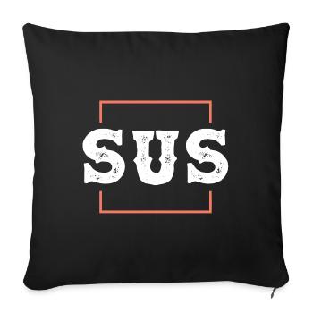 Déclaration de Kinda Sus Sassy - Housse de coussin décorative 45 x 45 cm - noir - Devant