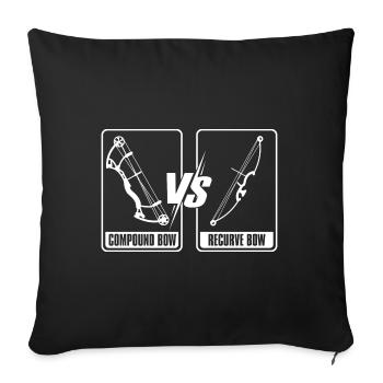 Archer Archery Arrow Archery Archery - Sofa pillowcase 17,3'' x 17,3'' (45 x 45 cm) - black - Front