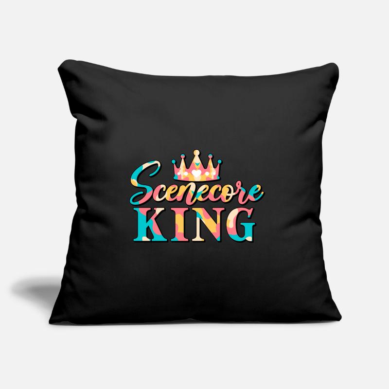 Scenecore King Emo Phase Mall Goth E-Boy Cutecore Sofa pillowcase 17,3'' x 17,3'' (45 x 45 cm)