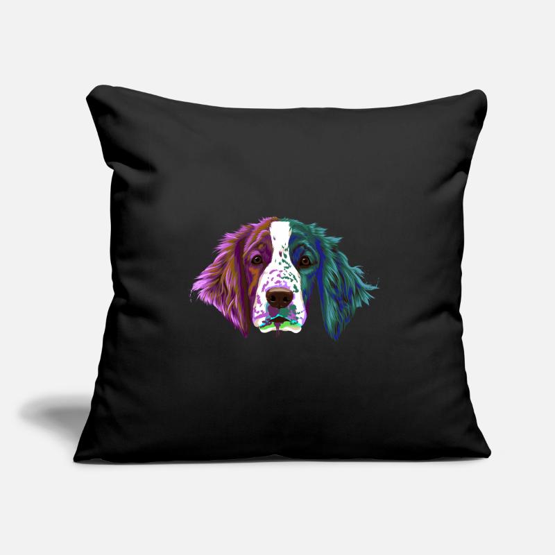 Splash Welsh Springer Spaniel Dog Sofa pillowcase 17,3'' x 17,3'' (45 x 45 cm)