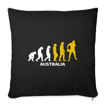 Rugby Player Sport Rugby Gift Rugby Coach - Sofa pillowcase 17,3'' x 17,3'' (45 x 45 cm) - black - Front