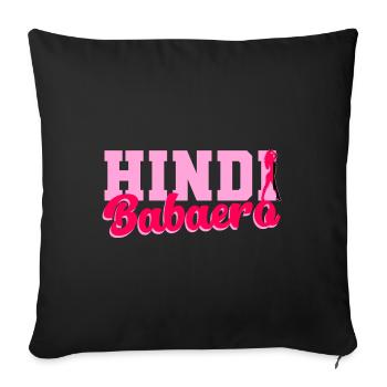 Philippines - Hindi Babaero - Sofa pillowcase 17,3'' x 17,3'' (45 x 45 cm) - black - Front