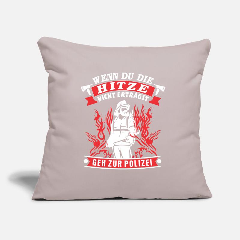 Firefighter fireman saying gift shirt Sofa pillowcase 17,3'' x 17,3'' (45 x 45 cm)