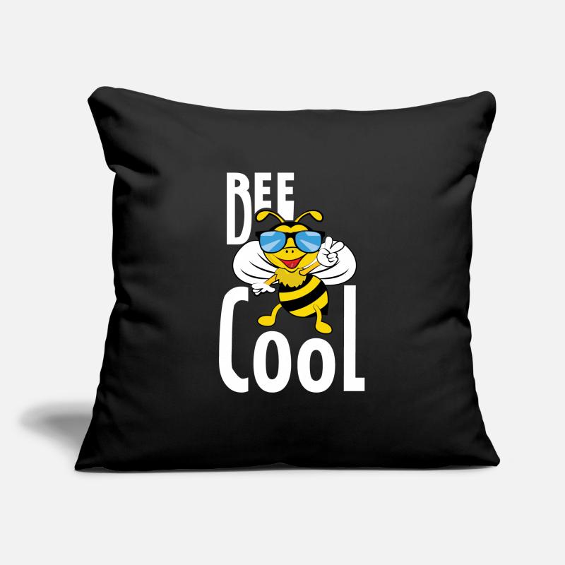 Abeille cool abeille Housse de coussin décorative 45 x 45 cm