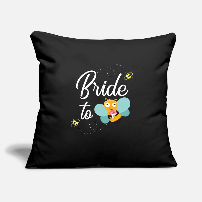 Bride to Bee bee beekeeper wedding bride gift Sofa pillowcase 17,3'' x 17,3'' (45 x 45 cm)