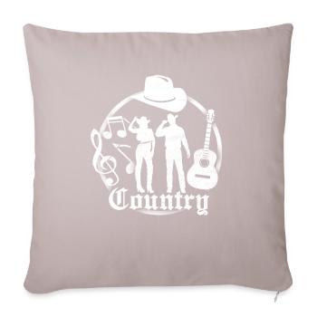 Country - Sofa pillowcase 17,3'' x 17,3'' (45 x 45 cm) - light taupe - Front