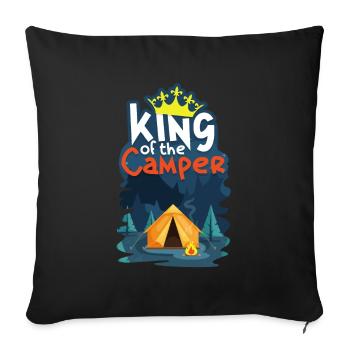Camper - Sofakissenbezug 45 x 45 cm - Schwarz - Vorne