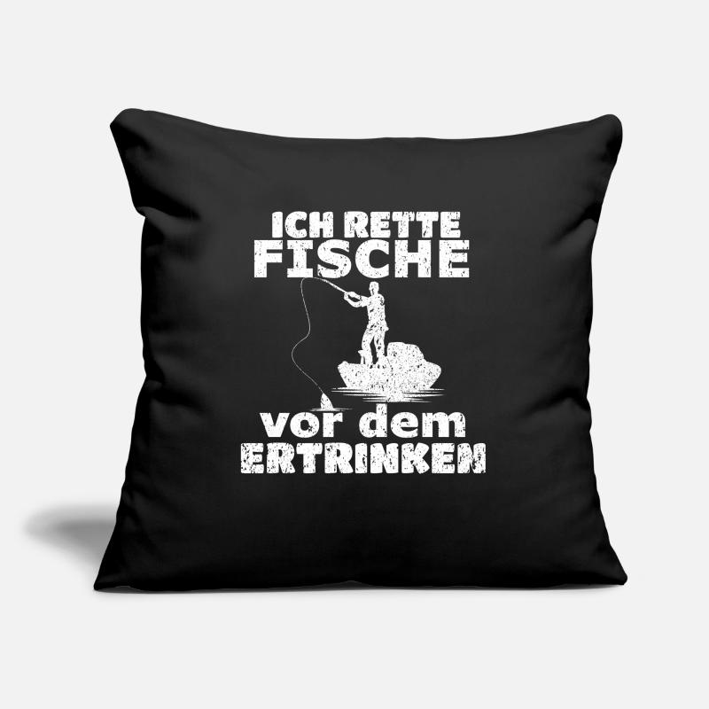 pêche Housse de coussin décorative 45 x 45 cm
