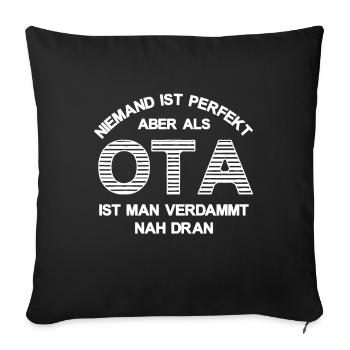 operationstechnischer OP assistent OTA Geschenk - Sofakissenbezug 45 x 45 cm - Schwarz - Vorne