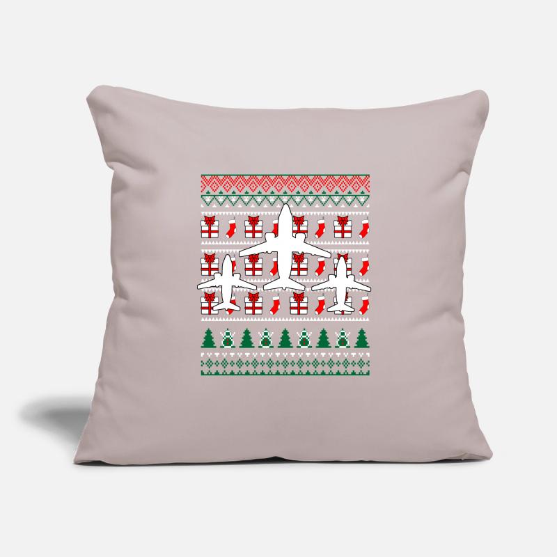 Pilot Flugzeug Weihnachten Geschenk Sofakissenbezug 45 x 45 cm