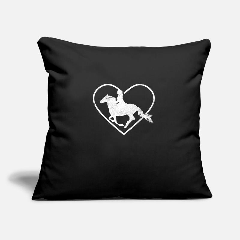 Pferde Liebe Sofakissenbezug 45 x 45 cm