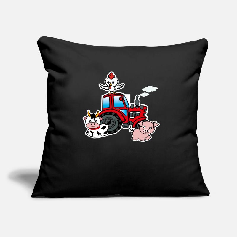Tractor farm Sofa pillowcase 17,3'' x 17,3'' (45 x 45 cm)