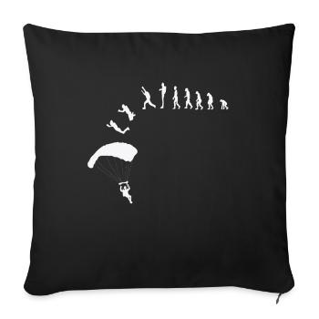 PARAGLIDEN - Sofakissenbezug 45 x 45 cm - Schwarz - Vorne