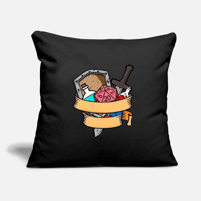 Jeu de dés Dice Gift Housse de coussin décorative 45 x 45 cm