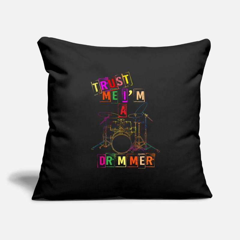 DRUMS Sofa pillowcase 17,3'' x 17,3'' (45 x 45 cm)