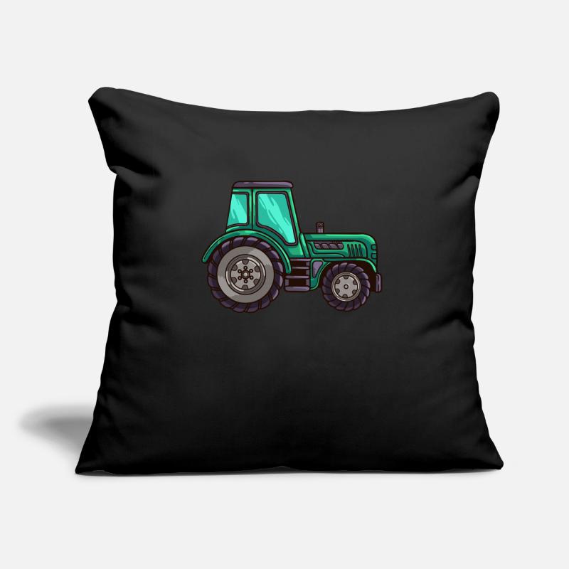 Tracteurs tracteurs Housse de coussin décorative 45 x 45 cm