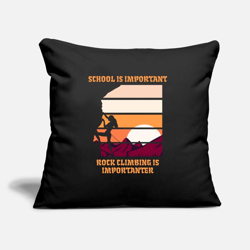Funny rock climbing Sofa pillowcase 17,3'' x 17,3'' (45 x 45 cm)