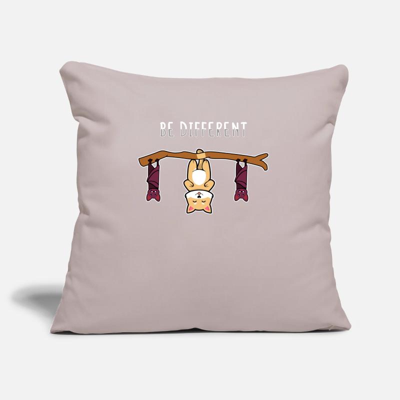 Be Different Mignon Chat Sois Anders Housse de coussin décorative 45 x 45 cm