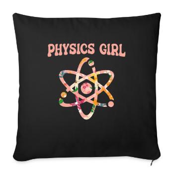 Physik Physiker - Sofakissenbezug 45 x 45 cm - Schwarz - Vorne