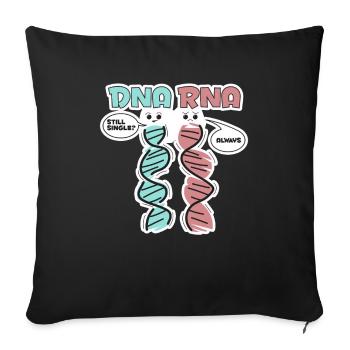 Biologiste scientifique en biologie - Housse de coussin décorative 45 x 45 cm - noir - Devant