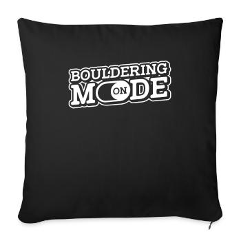 Bloc - Housse de coussin décorative 45 x 45 cm - noir - Devant