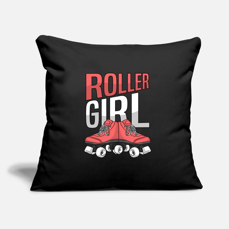 Patins à roulettes Running Rollers Housse de coussin décorative 45 x 45 cm