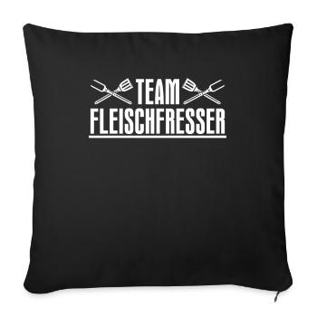 Grill grill master BBQ - Sofa pillowcase 17,3'' x 17,3'' (45 x 45 cm) - black - Front