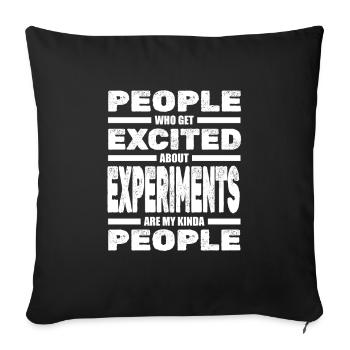 Chemistry Chemist Chemical Laboratory Technician Chemical Technician - Sofa pillowcase 17,3'' x 17,3'' (45 x 45 cm) - black - Front