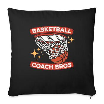 Basketballtrainer Entraîneur de basket-ball - Housse de coussin décorative 45 x 45 cm - noir - Devant