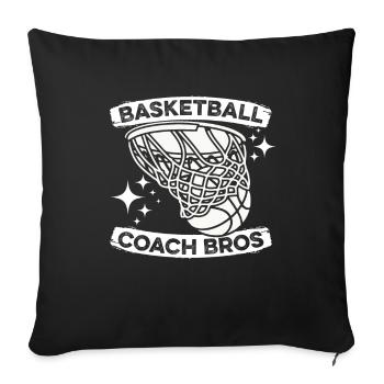 Basketballtrainer Entraîneur de basket-ball - Housse de coussin décorative 45 x 45 cm - noir - Devant