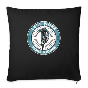 Road Bike Bike Road Cyclist Cycling Cyclist - Sofa pillowcase 17,3'' x 17,3'' (45 x 45 cm) - black - Front