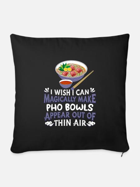 Pho Bowl - Sofakissenbezug 45 x 45 cm - Schwarz