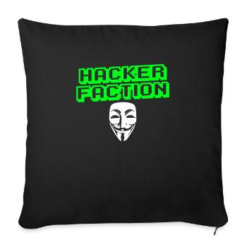 Programmierer Coder Software Entwickler - Sofakissenbezug 45 x 45 cm - Schwarz - Vorne