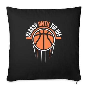 Basketballtrainer Entraîneur de basket-ball - Housse de coussin décorative 45 x 45 cm - noir - Devant