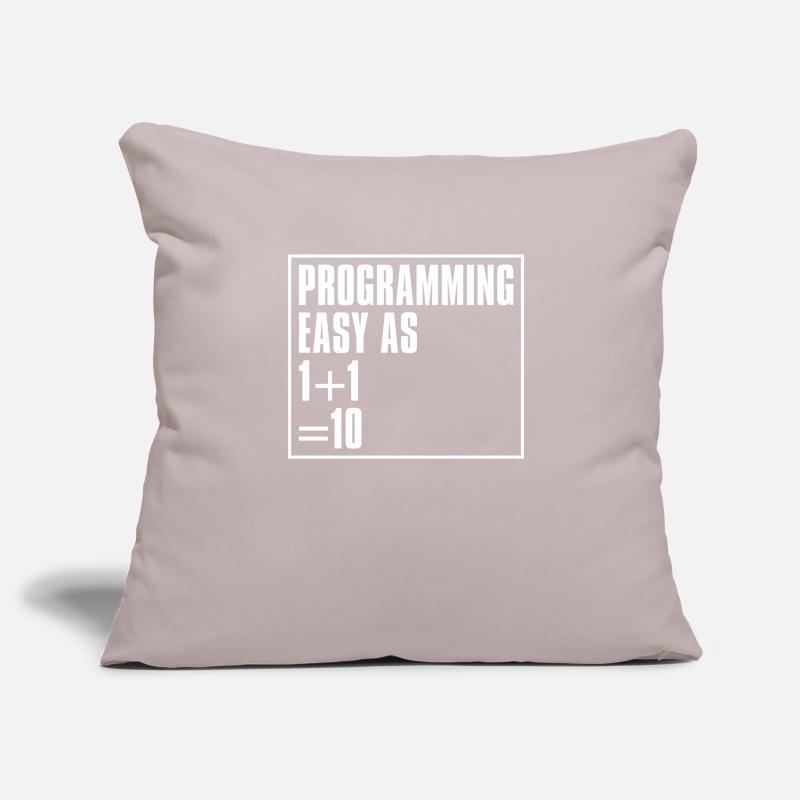 Programmierer Coder Software Entwickler Sofakissenbezug 45 x 45 cm