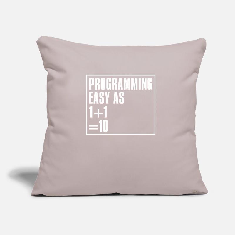 Programmierer Coder Software Entwickler Sofakissenbezug 45 x 45 cm