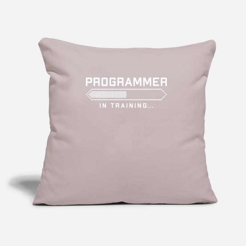 Programmeur Coder Développeur de logiciels Housse de coussin décorative 45 x 45 cm