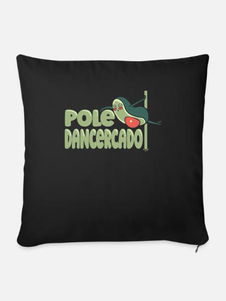 Pole Dancing Pole Fitness - Sofakissenbezug 45 x 45 cm - Schwarz