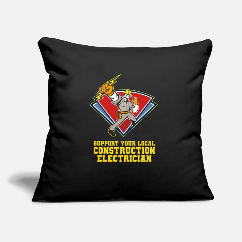 Electrician Electrical Engineer Electronics Technician Sofa pillowcase 17,3'' x 17,3'' (45 x 45 cm)