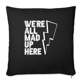Electrician Electrical Engineer Electronics Technician - Sofa pillowcase 17,3'' x 17,3'' (45 x 45 cm) - black - Front