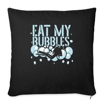 Scuba Diving Divers Diving - Sofa pillowcase 17,3'' x 17,3'' (45 x 45 cm) - black - Front