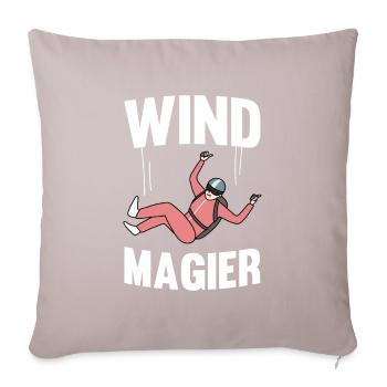 Parachutisme intérieur - Housse de coussin décorative 45 x 45 cm - taupe clair - Devant