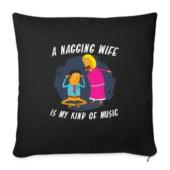 Tontechniker Sound Audio Engineer - Sofakissenbezug 45 x 45 cm - Schwarz - Vorne