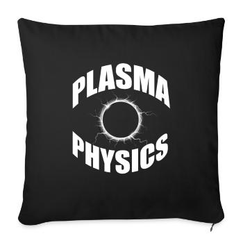 Physicien physicien - Housse de coussin décorative 45 x 45 cm - noir - Devant