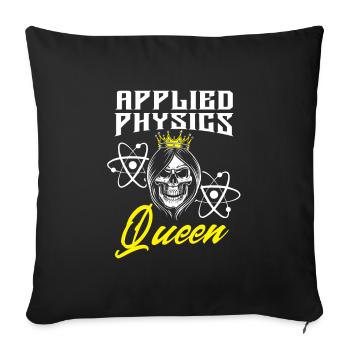 Physik Physiker - Sofakissenbezug 45 x 45 cm - Schwarz - Vorne
