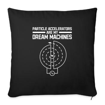 Physicien physicien - Housse de coussin décorative 45 x 45 cm - noir - Devant